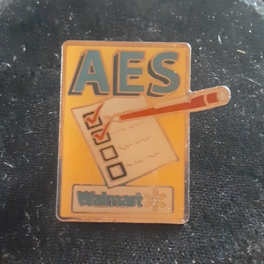 Walmart AES Enamel Pin